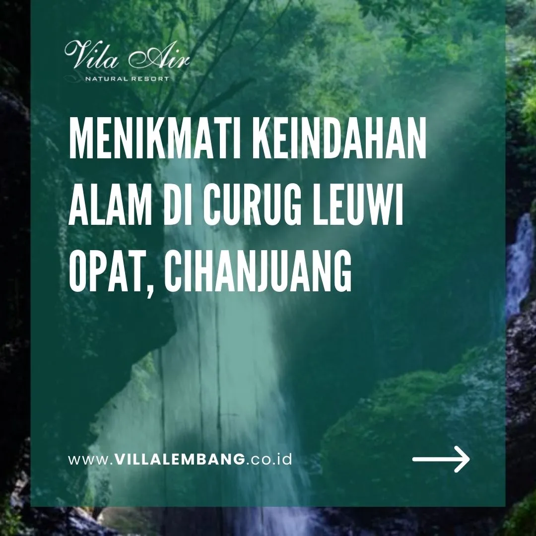 Villa Lembang dekat curug