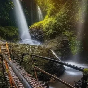 villa dekat curug leuwi opat